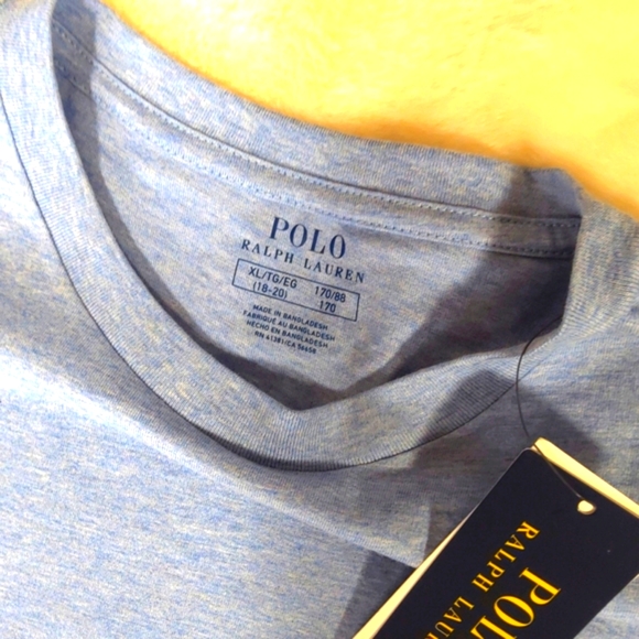 Polo Ralph Lauren | Boy's Basic t-shirt size XL (18-20) Blue htr - Picture 3 of 5